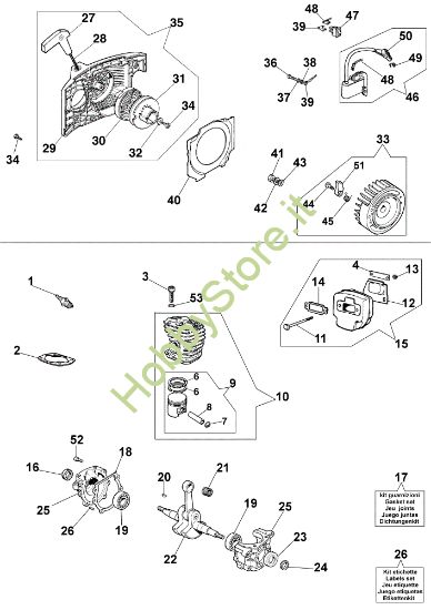 Picture of Motore 142 Motosega