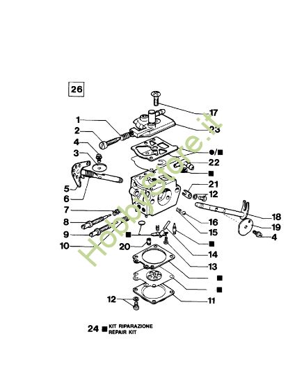 Picture of Carburatore WT-162A 146 Motosega