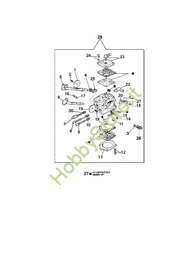 Picture of Carburatore WJ-63 180 Motosega