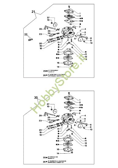 Picture of Carburatore WGA-9 199 Motosega