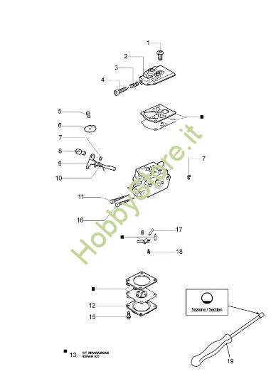Picture of Carburatore WT-904 SA 3000 Soffiatore