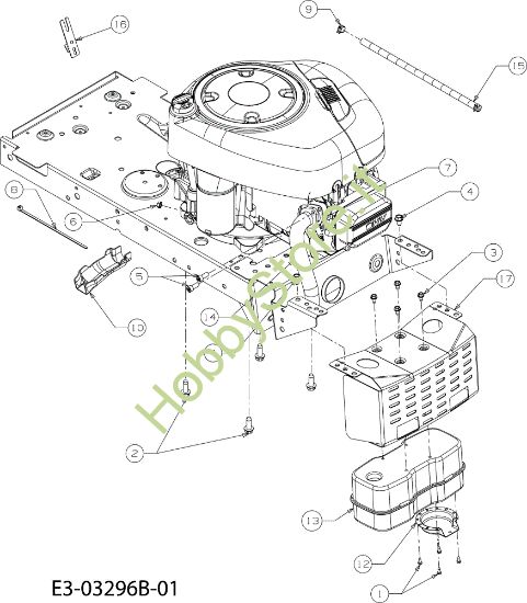 Picture of Motore FORMULA 108/17,5 H France Cat.2008 Trattorino (solo per il mercato francese)