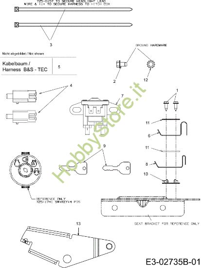Picture of Schema elettrico FORMULA 108/17,5 H France Cat.2008 Trattorino (solo per il mercato francese)