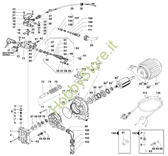 Picture of Motopompa IP 3000 HS Idropulitrice