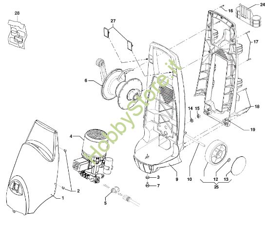 Picture of Carcassa IP 1550 Idropulitrice