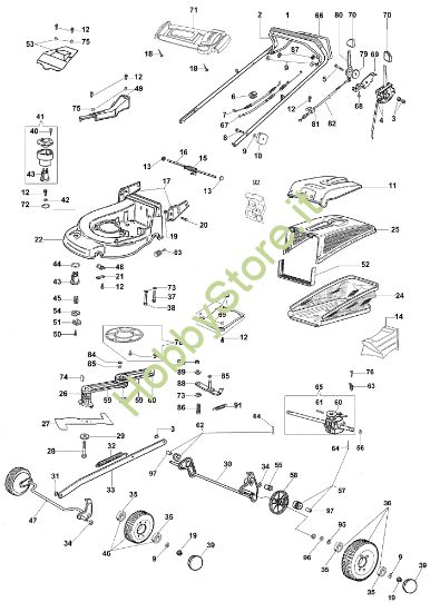 Picture of Esploso AR 53 VBD Plus-Cut Rasaerba