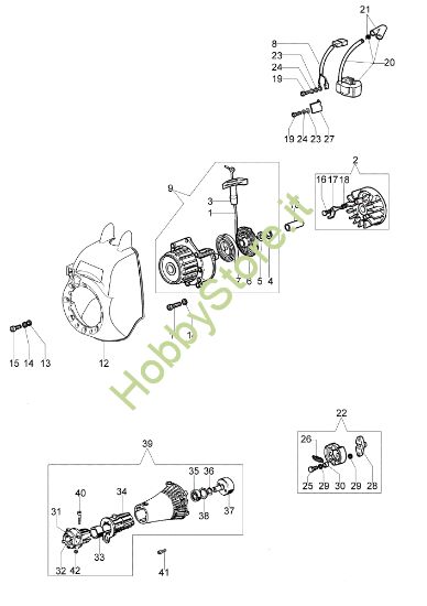 Picture of Avviamento e frizione SO 2550 Scuotitore a pettine
