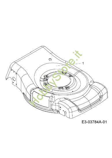 Picture of Carcassa LR 55 VBX 4 in 1 Rasaerba
