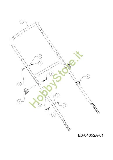Picture of Manubrio LR 55 VBX 4 in 1 Rasaerba