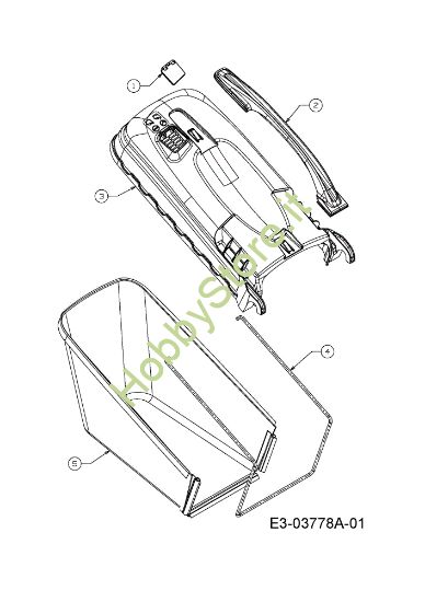 Picture of Sacco raccolta erba LR 55 VBX 4 in 1 Rasaerba