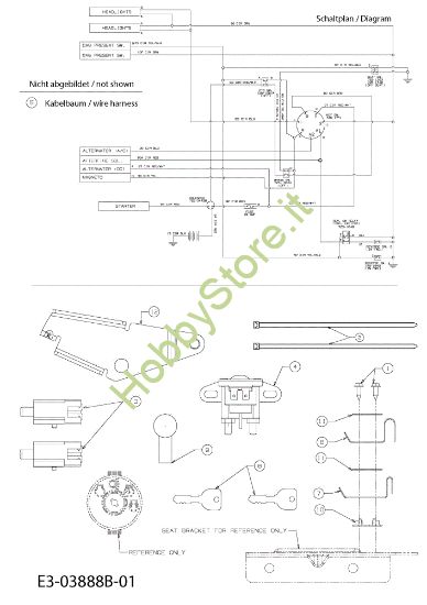 Picture of Schema elettrico (1/2) KOMMAND 80/12,5 T Trattorino