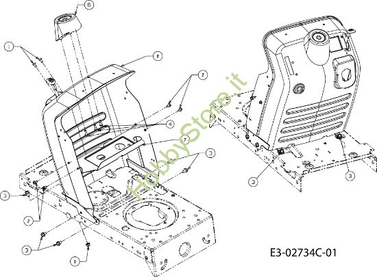Picture of Cruscotto KOMMAND 92/13,5 T Trattorino