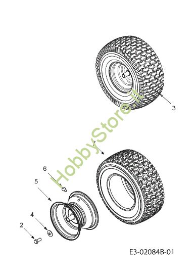 Picture of Ruote posteriori KOMMAND 92/13,5 T Trattorino