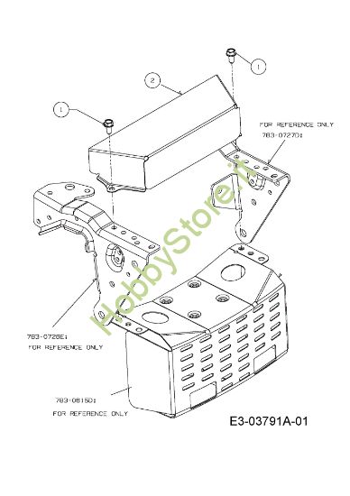 Picture of Protezione marmitta KOMMAND 92/15,5 AM Trattorino
