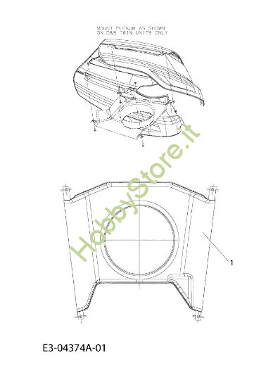 Picture of Convogliatore aria STORM 108/20 H Trattorino