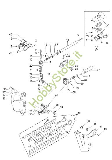 Picture of  Tagliasiepi tubo corto