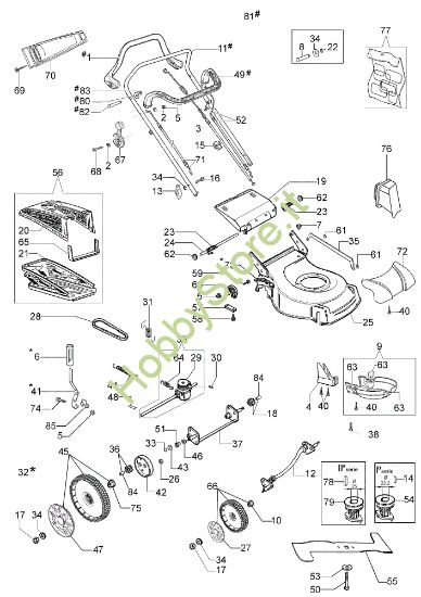 Picture of Esploso LR 53 THX ALLROAD Rasaerba