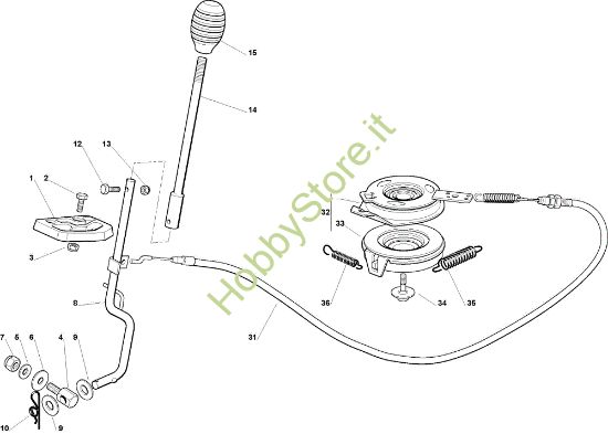 Picture of Piatto di taglio (1) EF 63C/6,5V Cat.2009 Trattorino