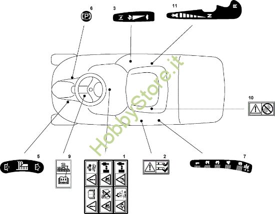 Picture of Etichette (1/2) EF 63C/6,5V Cat.2009 Trattorino
