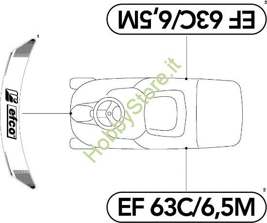Picture of Etichette (2/2) EF 63C/6,5V Cat.2009 Trattorino
