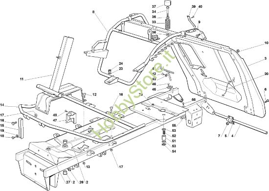 Picture of Telaio EF 72C/12,5H Cat.2009 Trattorino