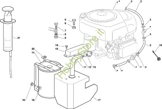Picture of Motore EF 72C/12,5H Cat.2009 Trattorino