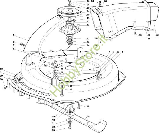 Picture of Piatto di taglio (2) EF 72C/12,5H Cat.2009 Trattorino