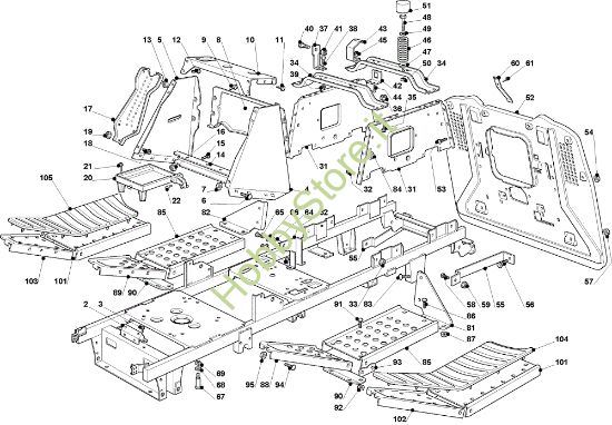 Picture of Telaio EF 93C/13,5H Cat.2009 Trattorino