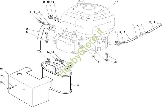 Picture of Motore EF 93C/13,5H Cat.2009 Trattorino