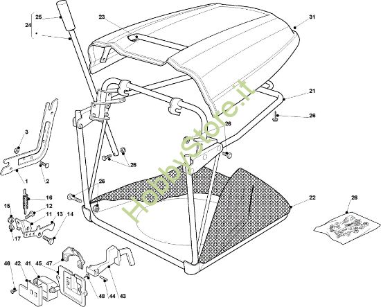 Picture of Sacco (Parte fissa) EF 93C/13,5H Cat.2009 Trattorino