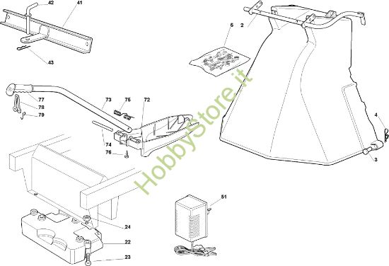Picture of Accessori a richiesta EF 93C/13,5H Cat.2009 Trattorino