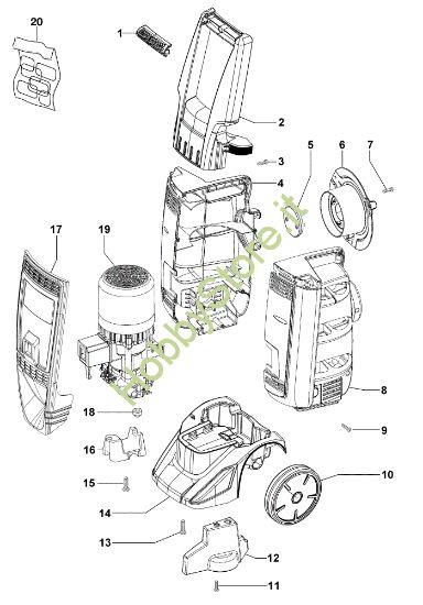 Picture of Carcassa IP 1210 S Idropulitrice