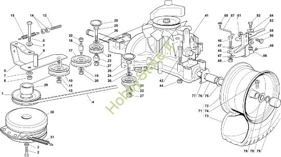 Picture of Trasmissione EF 122C/22H Cat.2009 Trattorino