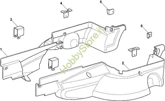 Picture of Protezione cinghia (Solo per mercato francese) EF 122C/22H Cat.2009 Trattorino