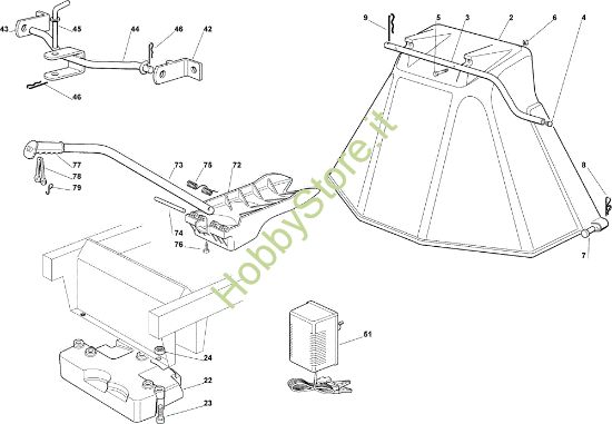 Picture of Accessori a richiesta EF 122C/22H Cat.2009 Trattorino