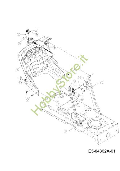 Picture of Cruscotto KOMMAND PLUS 105/17,5 H Trattorino