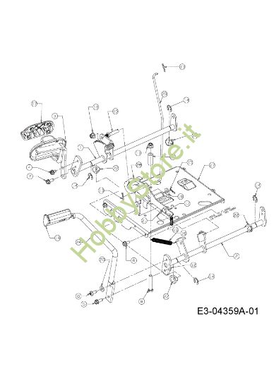 Picture of Pedali KOMMAND PLUS 105/22 H Trattorino