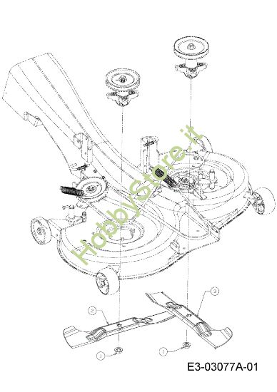 Picture of Supporto lame KOMMAND PLUS 105/22 H Trattorino