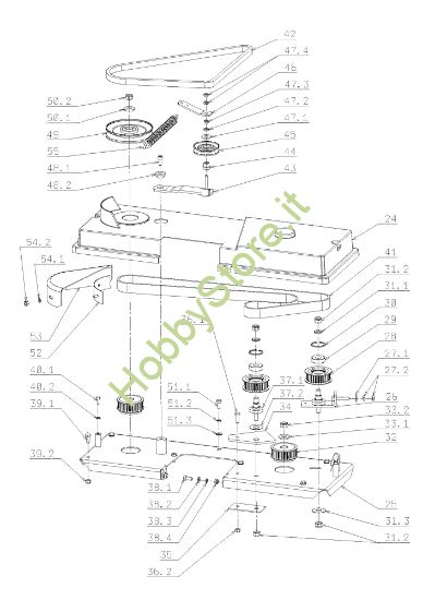Picture of Piatto di taglio (2/2) EF 105JH/16H Cat.2009 Trattorino (solo per il mercato tedesco)