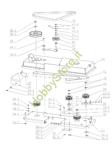 Picture of Piatto di taglio (2/3) EF 105J/18H Cat.2009 Trattorino