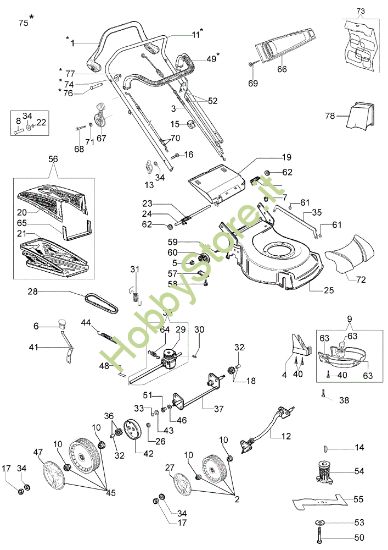 Picture of Esploso LR 53 TBX COMFORT Rasaerba