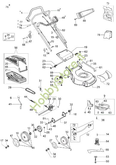 Picture of Esploso LR 53 THX COMFORT Rasaerba