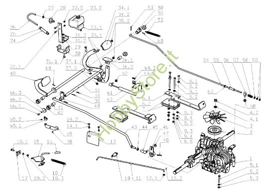 Picture of Trasmissione EF 124J/22H Cat.2009 Trattorino
