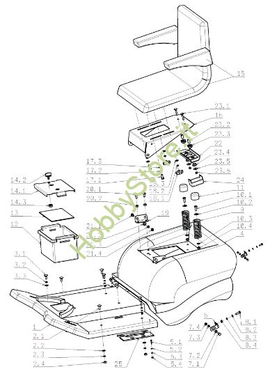 Picture of Cofano (1/3) EF 124J/22H Cat.2009 Trattorino