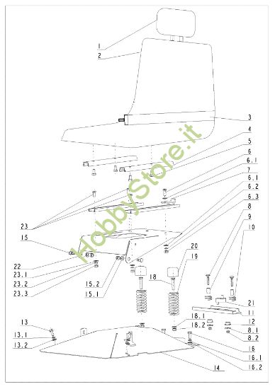 Picture of Cofano (1/2) TUAREG 92 Cat.2009 Trattorino