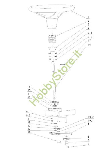 Picture of Sterzo TUAREG 92 4x4 Cat.2009 Trattorino