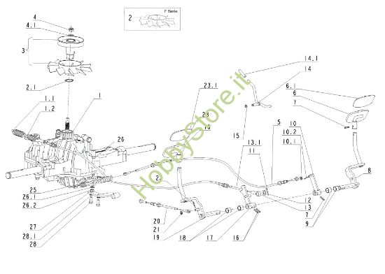 Picture of Trasmissione (1/2) TUAREG 92 4x4 Cat.2009 Trattorino