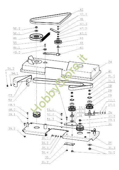Picture of Piatto di taglio (2/2) EF 104J/21 Intek 2009 Trattorino (solo per il mercato tedesco)