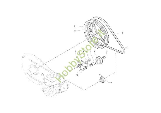Picture of Ingranaggi 101 (Fino/Until 2009) Motozappa