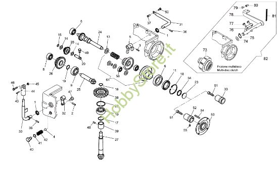 Picture of Ingranaggi 115 (Fino/Until 2009) Motozappa
